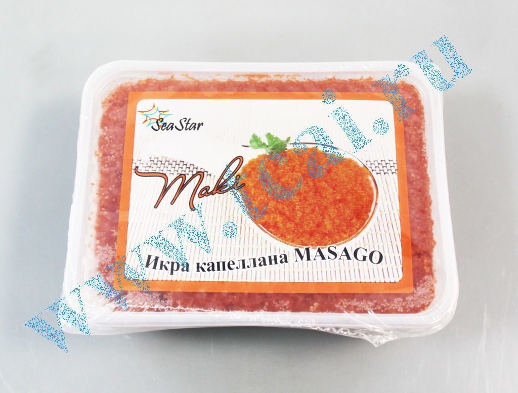 Икра мойвы оранжевая "Маки Масаго" (500 грамм) Россия